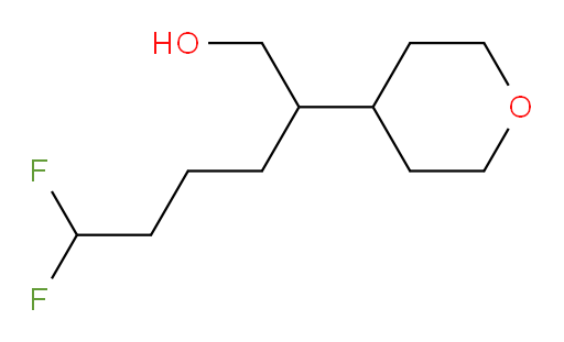 6,6-difluoro-2-(tetrahydro-2H-pyran-4-yl)hexan-1-ol