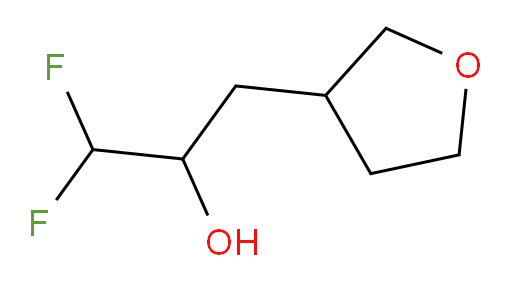 1,1-difluoro-3-(tetrahydrofuran-3-yl)propan-2-ol