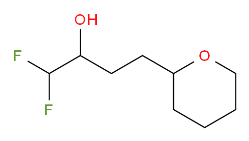 1,1-difluoro-4-(tetrahydro-2H-pyran-2-yl)butan-2-ol