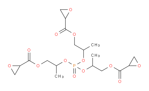 (phosphoryltris(oxy))tris(propane-2,1-diyl) tris(oxirane-2-carboxylate)