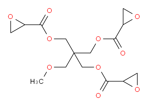 2-(methoxymethyl)-2-(((oxirane-2-carbonyl)oxy)methyl)propane-1,3-diyl bis(oxirane-2-carboxylate)