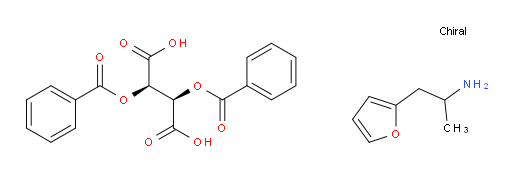 1-(furan-2-yl)propan-2-amine (2R,3R)-2,3-bis(benzoyloxy)succinate