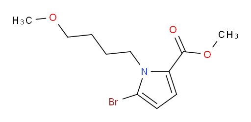 methyl 5-bromo-1-(4-methoxybutyl)-1H-pyrrole-2-carboxylate