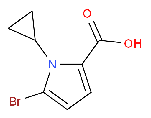 5-bromo-1-cyclopropyl-1H-pyrrole-2-carboxylic acid