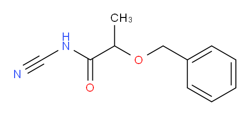2-(benzyloxy)-N-cyanopropanamide