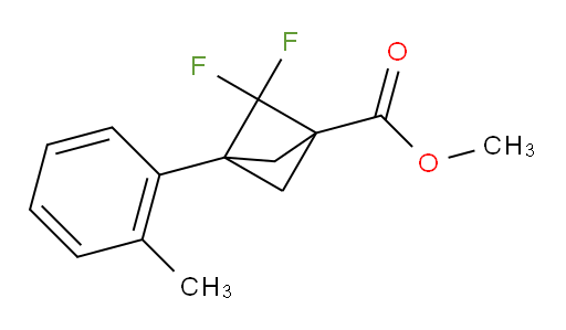 2,2-Difluoro-3-(2-methylphenyl)-bicyclo[1.1.1]pentane-1-carboxylic acid methyl ester
