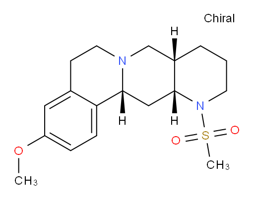 (8aS,12aR,13aR)-5,8,8a,9,10,11,12,12a,13,13a-Decahydro-3-methoxy-12-(methylsulfonyl)-6H-isoquino[2,1-g][1,6]naphthyridine (ACI)