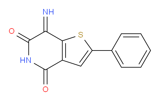 7-Imino-2-phenylthieno[3,2-c]pyridine-4,6(5H,7H)-dione (ACI)