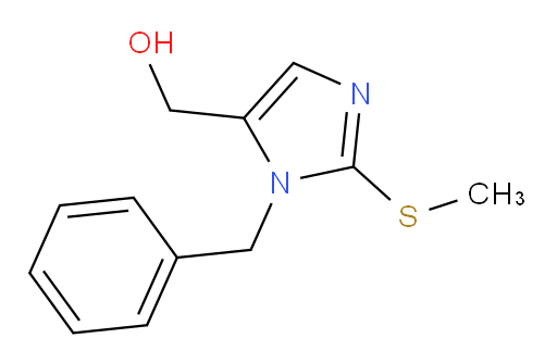 2-(Methylthio)-1-(phenylmethyl)-1H-imidazole-5-methanol (ACI)