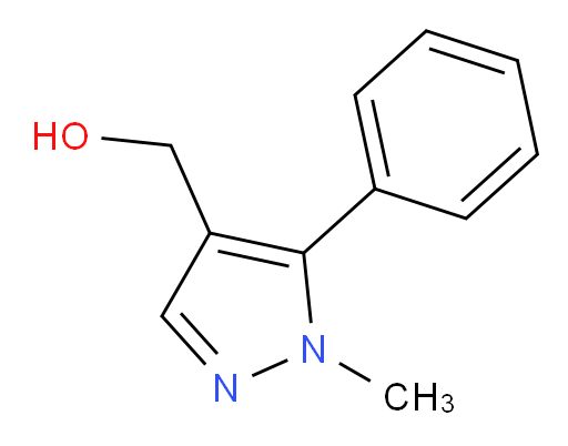 1-Methyl-5-phenyl-1H-pyrazole-4-methanol (ACI)