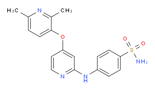 4-[[4-[(2,6-Dimethyl-3-pyridinyl)oxy]-2-pyridinyl]amino]benzenesulfonamide (ACI)