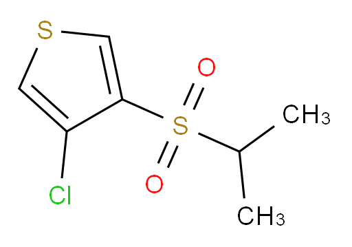 3-Chloro-4-[(1-methylethyl)sulfonyl]thiophene (ACI)