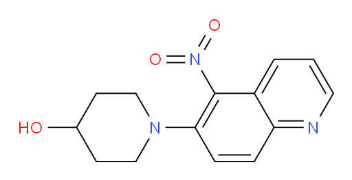 1-(5-Nitro-6-quinolinyl)-4-piperidinol (ACI)