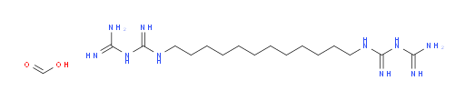 Formic acid, compd. with 3,18-diimino-2,4,17,19-tetraazaeicosanediimidamide (2:1) (ACI)