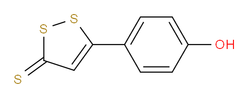 5-(4-Hydroxyphenyl)-3H-1,2-dithiole-3-thione