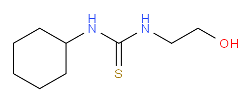 N-Cyclohexyl-N′-(2-hydroxyethyl)thiourea (ACI)