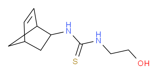 N-Bicyclo[2.2.1]hept-5-en-2-yl-N′-(2-hydroxyethyl)thiourea (ACI)