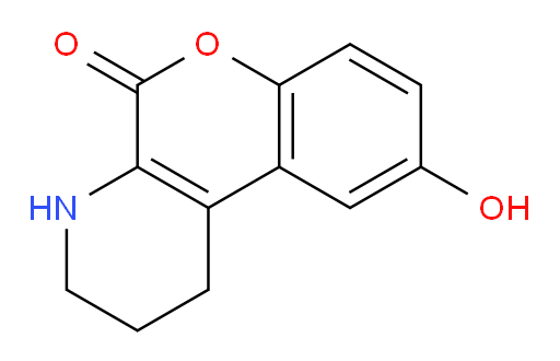 1,2,3,4-Tetrahydro-9-hydroxy-5H-[1]benzopyrano[3,4-b]pyridin-5-one (ACI)