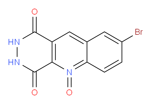 Pyridazino[4,5-b]quinoline-1,4-dione, 8-bromo-2,3-dihydro-, 5-oxide (9CI, ACI)