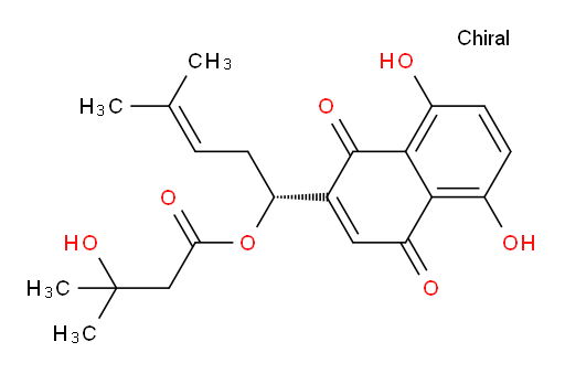 β-Hydroxyisovalerylshikonin