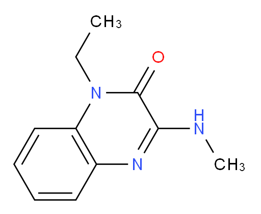 1-Ethyl-3-(methylamino)-2(1H)-quinoxalinone (ACI)