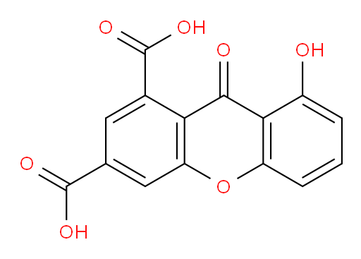 8-Hydroxy-9-oxo-9H-xanthene-1,3-dicarboxylic acid (ACI)