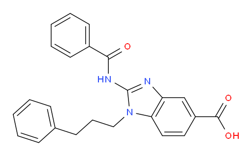 2-(Benzoylamino)-1-(3-phenylpropyl)-1H-benzimidazole-5-carboxylic acid (ACI)