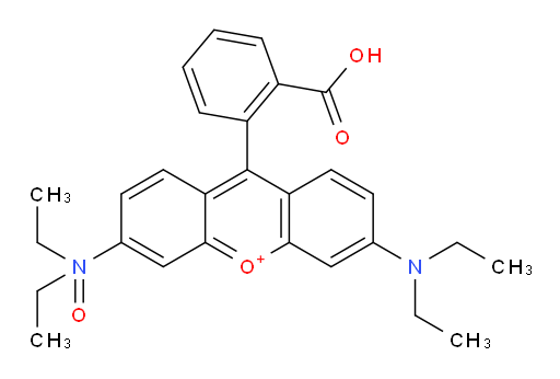 9-(2-Carboxyphenyl)-3-(diethylamino)-6-(diethyloxidoamino)xanthylium (ACI)