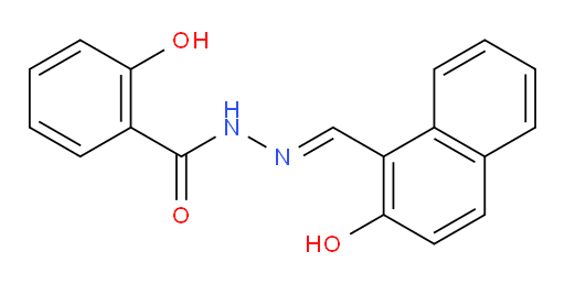 2-Hydroxybenzoic acid 2-[(2-hydroxy-1-naphthalenyl)methylene]hydrazide (ACI)