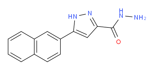 5-(2-Naphthalenyl)-1H-pyrazole-3-carboxylic acid hydrazide (ACI)