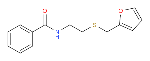 N-[2-[(2-Furanylmethyl)thio]ethyl]benzamide (ACI)
