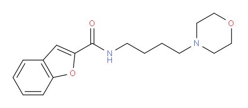 N-[4-(4-Morpholinyl)butyl]-2-benzofurancarboxamide (ACI)