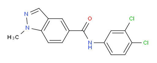 N-(3,4-Dichlorophenyl)-1-methyl-1H-indazole-5-carboxamide (ACI)