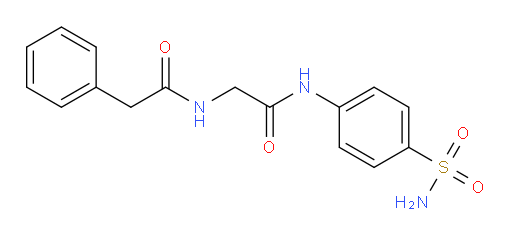 N-[2-[[4-(Aminosulfonyl)phenyl]amino]-2-oxoethyl]benzeneacetamide (ACI)