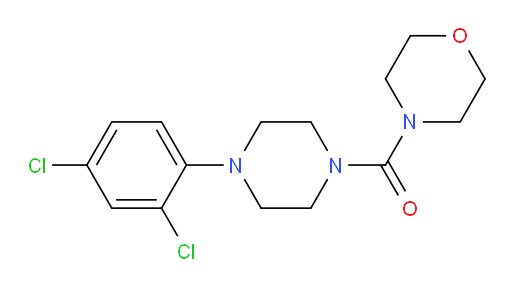 [4-(2,4-Dichlorophenyl)-1-piperazinyl]-4-morpholinylmethanone (ACI)