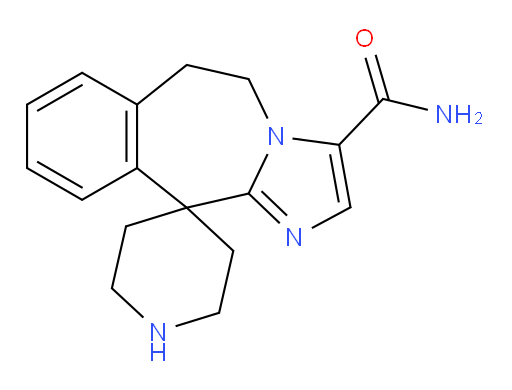 5,6-Dihydrospiro[11H-imidazo[2,1-b][3]benzazepine-11,4′-piperidine]-3-carboxamide (ACI)