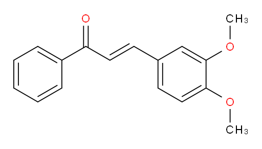 3-(3,4-Dimethoxyphenyl)-1-phenyl-2-propen-1-one (ACI)