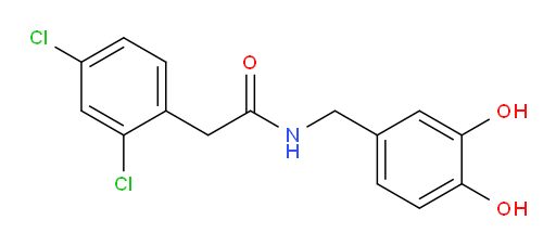 2,4-Dichloro-N-[(3,4-dihydroxyphenyl)methyl]benzeneacetamide (ACI)