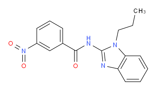 3-Nitro-N-(1-propyl-1H-benzimidazol-2-yl)benzamide (ACI)