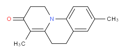 1,2,5,6-Tetrahydro-4,8-dimethyl-3H-benzo[c]quinolizin-3-one (ACI)