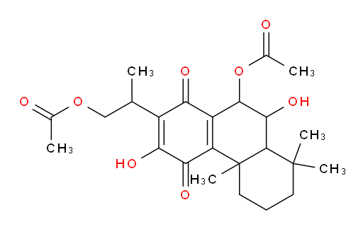1,4-Phenanthrenedione, 10-(acetyloxy)-2-[2-(acetyloxy)-1-methylethyl]-4b,5,6,7,8,8a,9,10-octahydro-3,9-dihydroxy-4b,8,8-trimethyl- (9CI)
