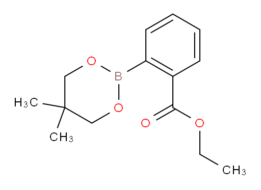 Ethyl 2-(5,5-dimethyl-1,3,2-dioxaborinan-2-yl)benzoate (ACI)
