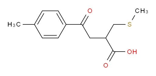 4-Methyl-α-[(methylthio)methyl]-γ-oxobenzenebutanoic acid (ACI)
