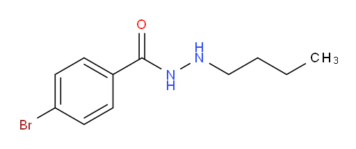 4-Bromobenzoic acid 2-butylhydrazide (ACI)