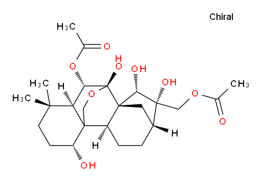 Kaurane-1,6,7,15,16,17-hexol, 7,20-epoxy-, 6,17-diacetate, (1β,6β,7α,15β,16α)- (9CI, ACI)