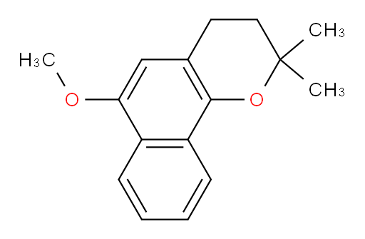 3,4-Dihydro-6-methoxy-2,2-dimethyl-2H-naphtho[1,2-b]pyran (ACI)
