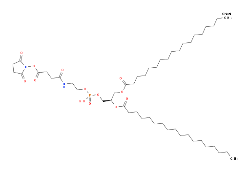 8,10,14-Trioxa-5-aza-9-phosphadotriacontanoic acid, 9-hydroxy-4,15-dioxo-12-[(1-oxooctadecyl)oxy]-, 2,5-dioxo-1-pyrrolidinyl ester, 9-oxide, (12R)- (ACI)