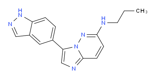 3-(1H-Indazol-5-yl)-N-propylimidazo[1,2-b]pyridazin-6-amine (ACI)