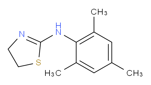 4,5-Dihydro-N-(2,4,6-trimethylphenyl)-2-thiazolamine (ACI)