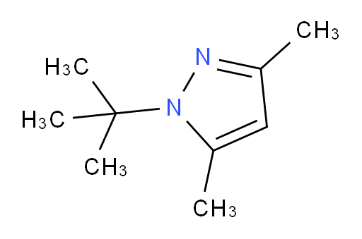 1-(1,1-Dimethylethyl)-3,5-dimethyl-1H-pyrazole (ACI)